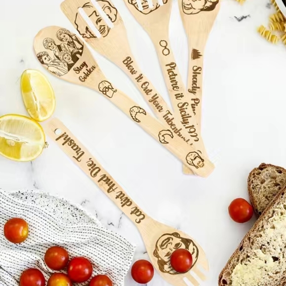 5 piece bamboo kitchenware - Picture 7 of 9